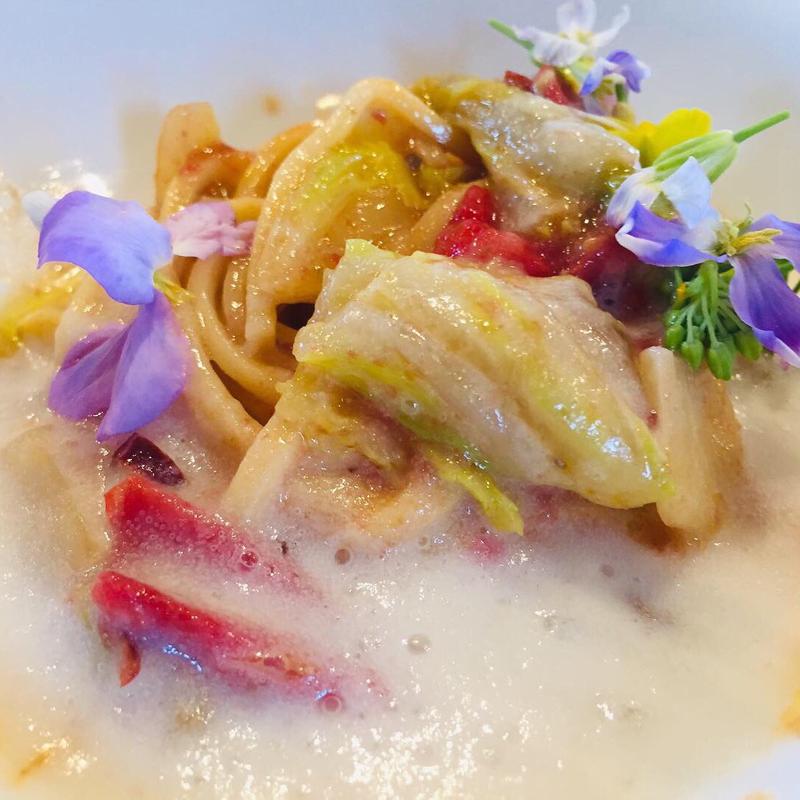 白菜ソースのバヴェッデーネ(トラットリアシン)