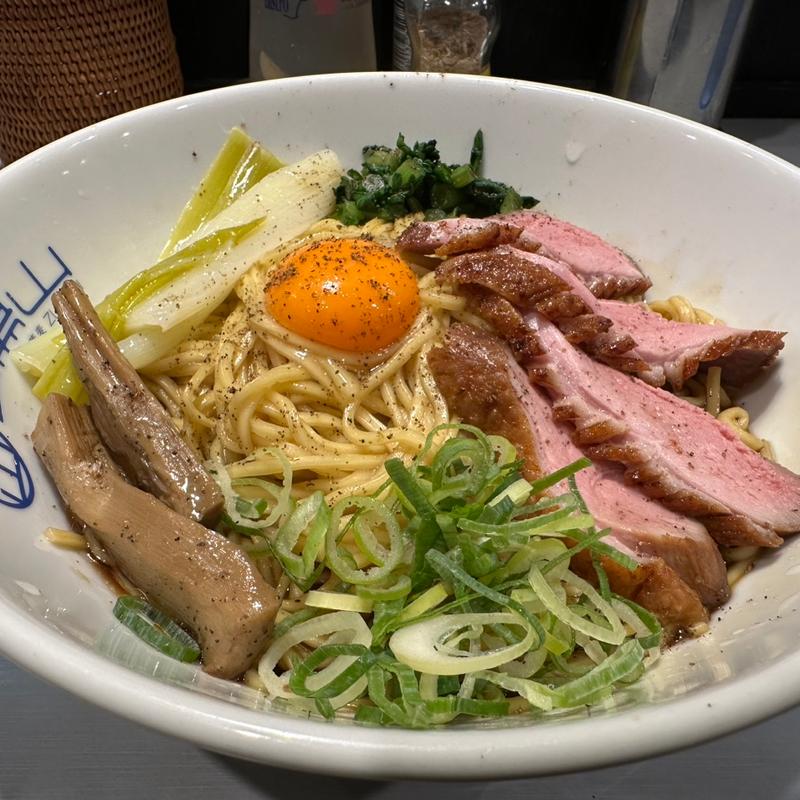 鴨脂のあえそば(瑞山)