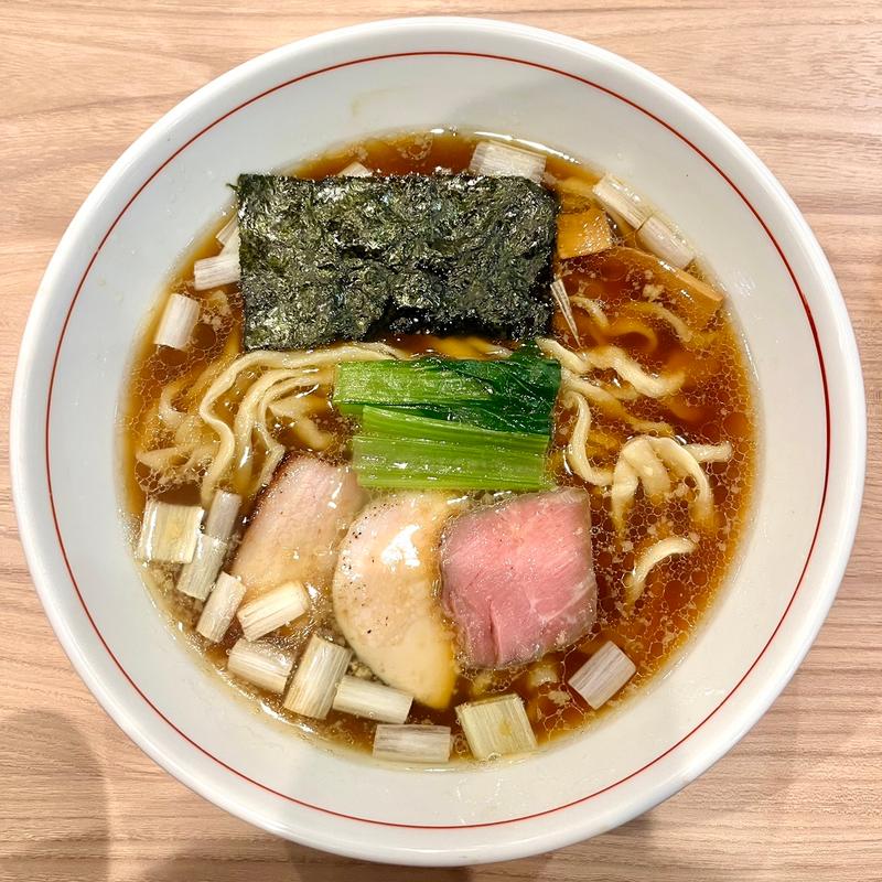 手揉み中華そば(醤油)(麺処 にし尾)