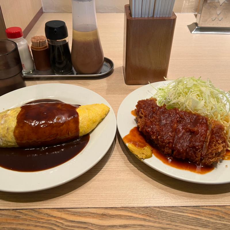 チキンかつ＋オムライス(フジマル )