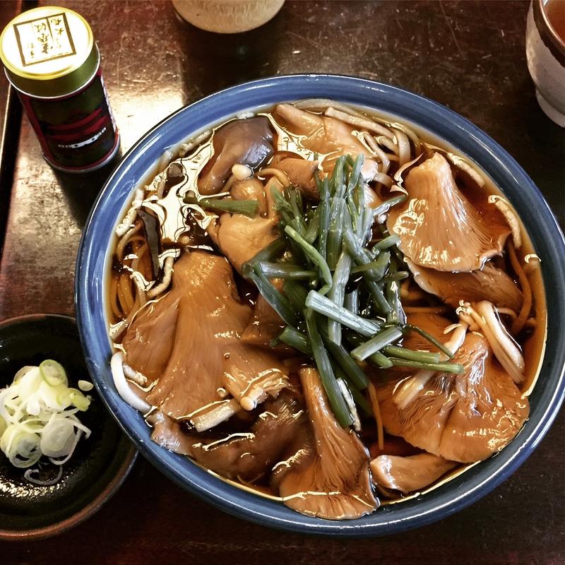 山菜そば(信州手打ちそば かどの大丸)