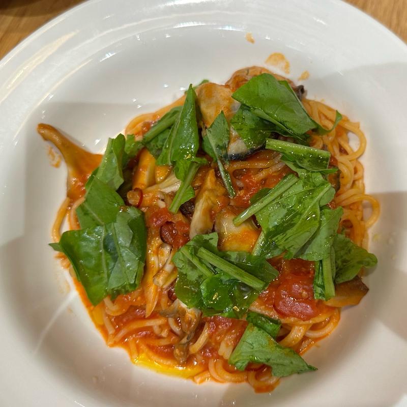 瀬戸内海産牡蠣のアラビアータ(ポポラマーマ イトーヨーカドー木場店)