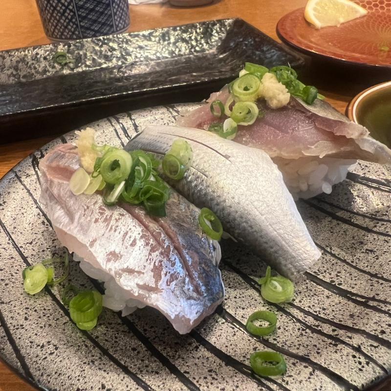 光り物三昧(本格回転寿司 ぼて六甲店)