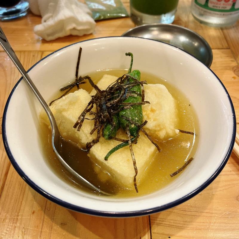 揚げ出し豆腐(大衆酒場 チャン栓チャン)