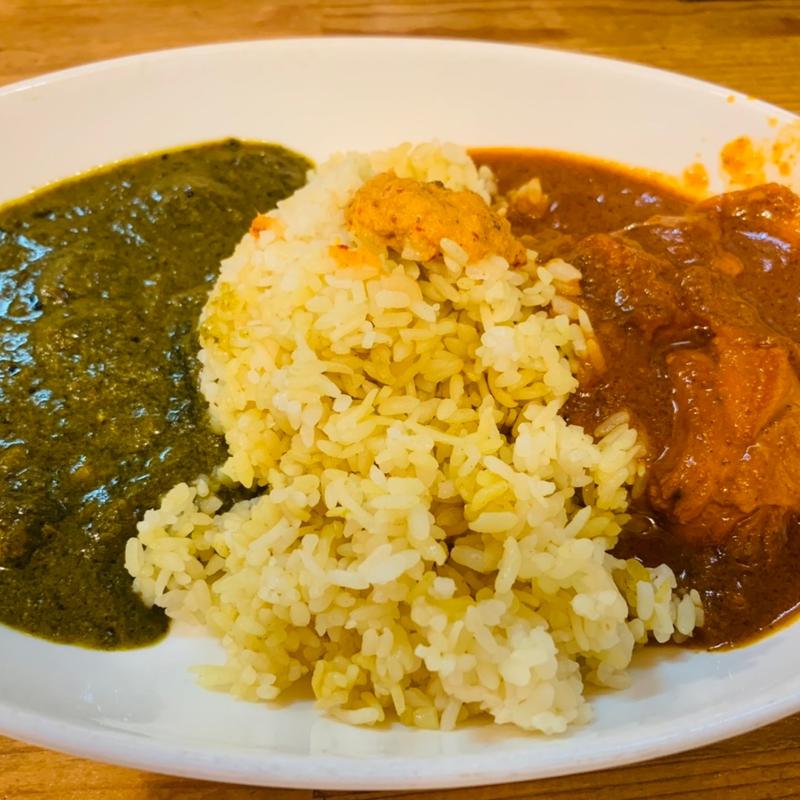 Wカレー(シルクロード)