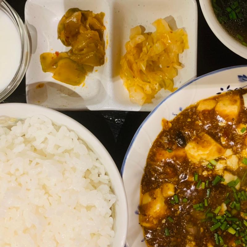 麻婆豆腐定食(福龍菜館 )