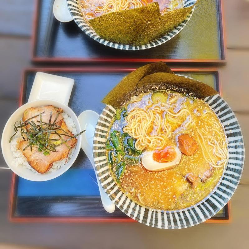 和風ラーメンセット(不動茶屋)