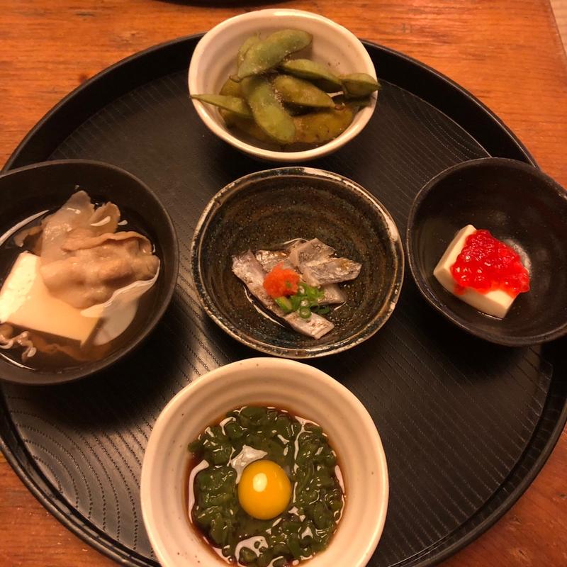 お通し(炭火焼　鳥うお )