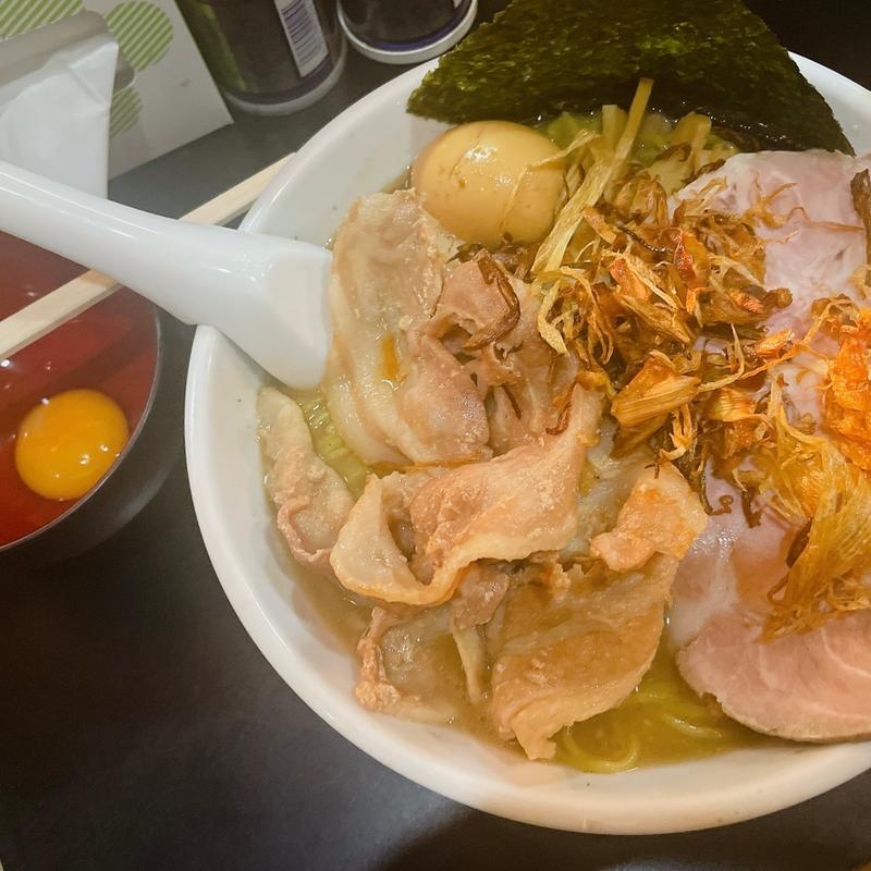 ムール貝不純ベースで真鯛20kgの100SP大盛り、つけたま(一条流がんこ総本家分家荒木町)