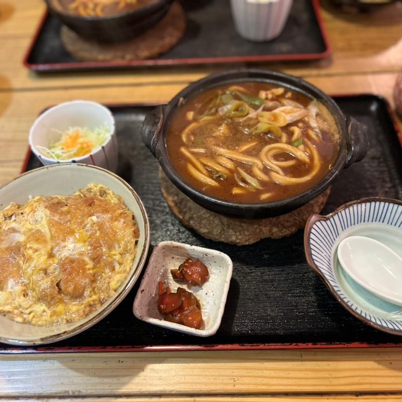 味噌煮込みうどん　日替わりランチ(〇元 （まるげん）)