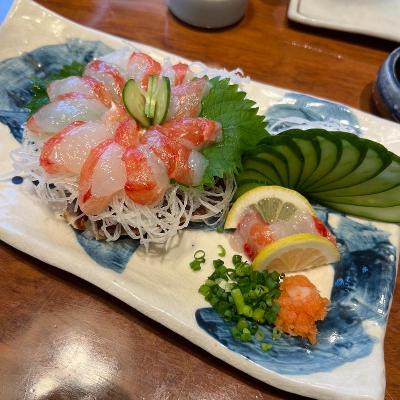タラバかに刺身(かに道楽練馬谷原店)