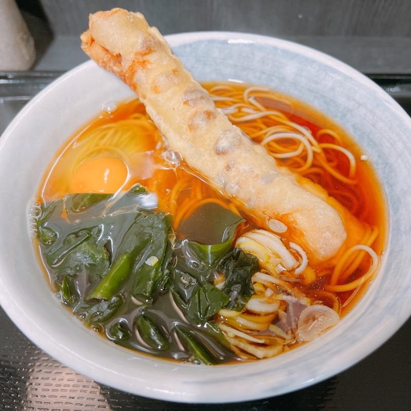 ちくわ天玉そば(みのがさ 蔵前橋通り店)