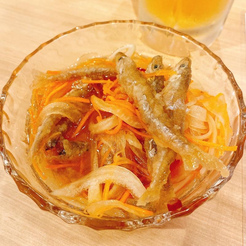 わかさぎの南蛮漬け(大衆酒場 仙寅)