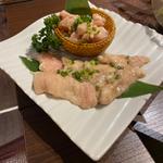 上ミノとホルモン(炭火和牛一頭焼肉 錦)
