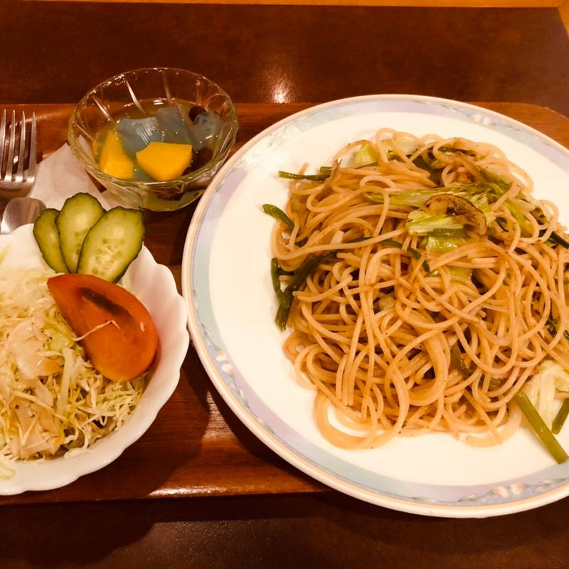 スパゲティセット（和風）(純喫茶　風車 )
