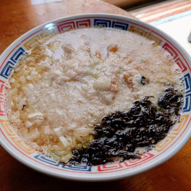 背脂中華そば 背脂普通(岩前戸商店)