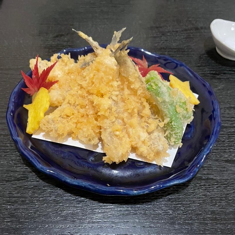 ハゼの天ぷら(旬香 わかしょう )