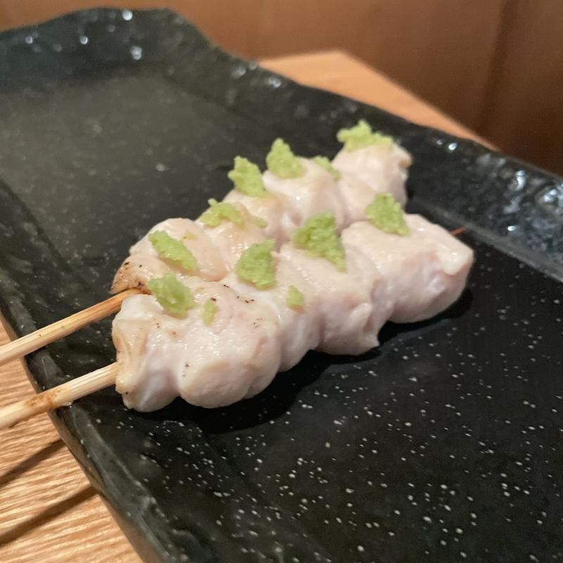 ささみ わさび(炭焼焼鳥ひのてつ小川町店 from San Diego)