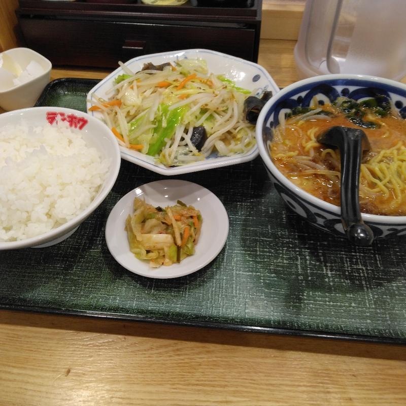 ミニタンタンメン定食(テンホウ城南店)