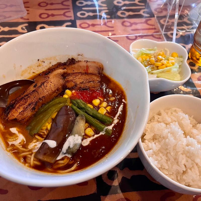 リッチチャーシュー入Aセット(華麺 （ハナメン）)
