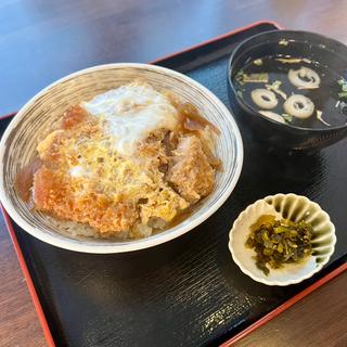 もち豚カツ丼(二八蕎麦 和み 花そば専門店)