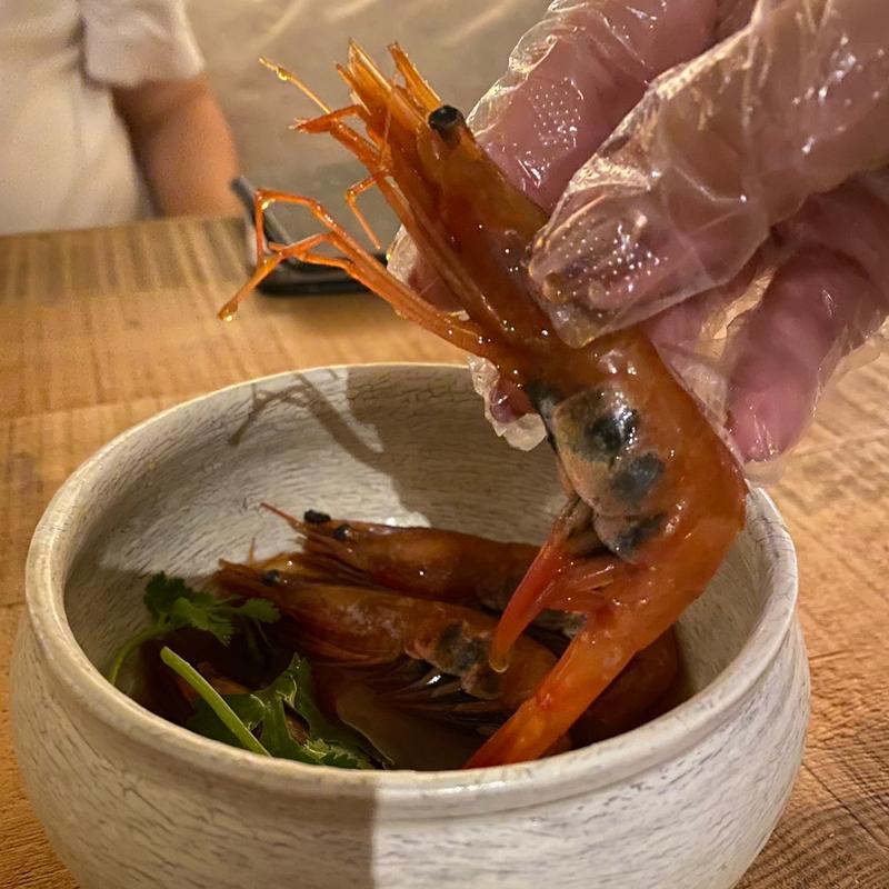 甘海老の紹興酒漬け(yaab thai)