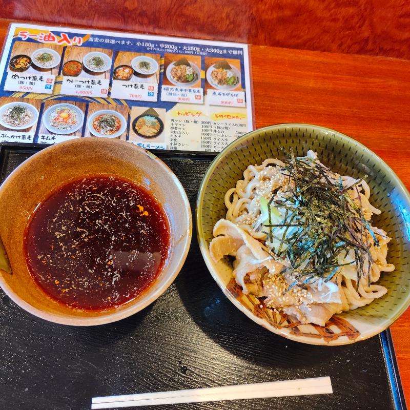 肉つけ蕎麦 (豚・温)(ラギ蕎麦 新琴似店)