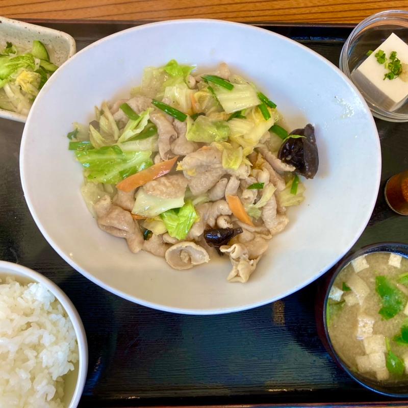 豚モツ焼き定食(中華 百華園 )