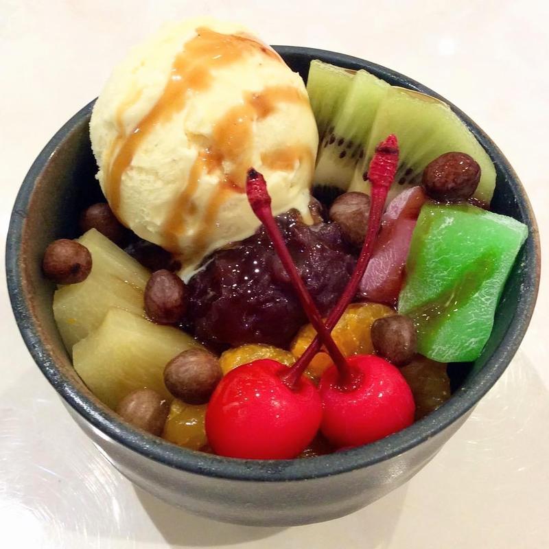 はまの屋特製あんみつ(はまの屋パーラー　渋谷パルコ店)