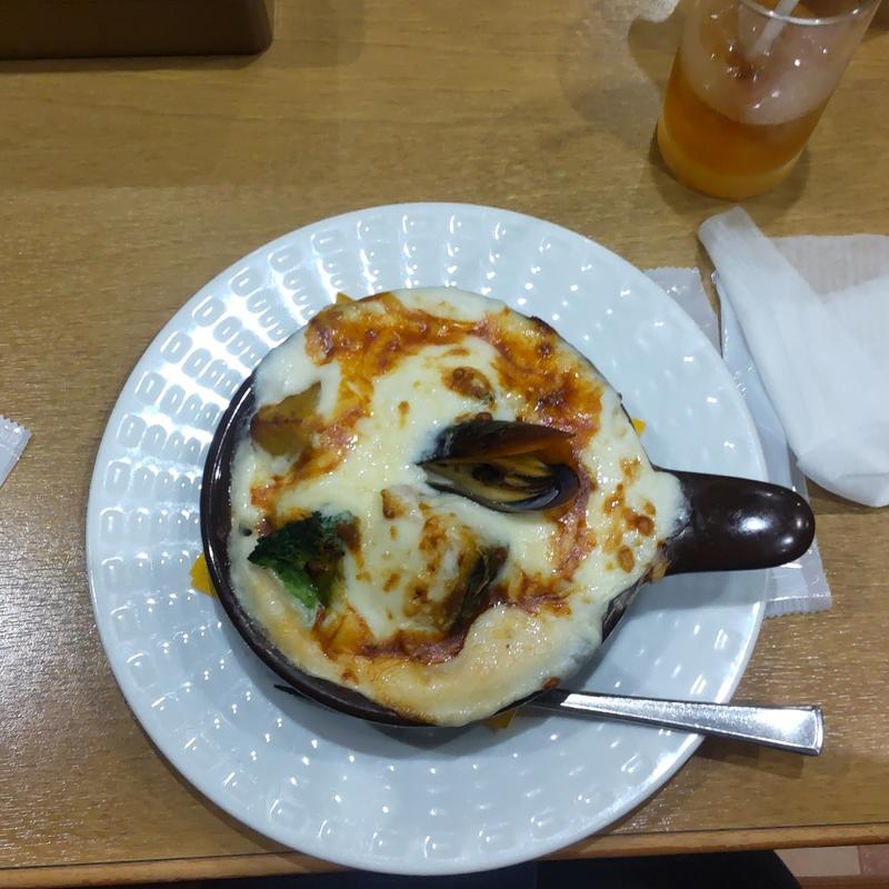 魚介とかぼちゃのあふれクリームドリア(ココス 龍ヶ岡 )