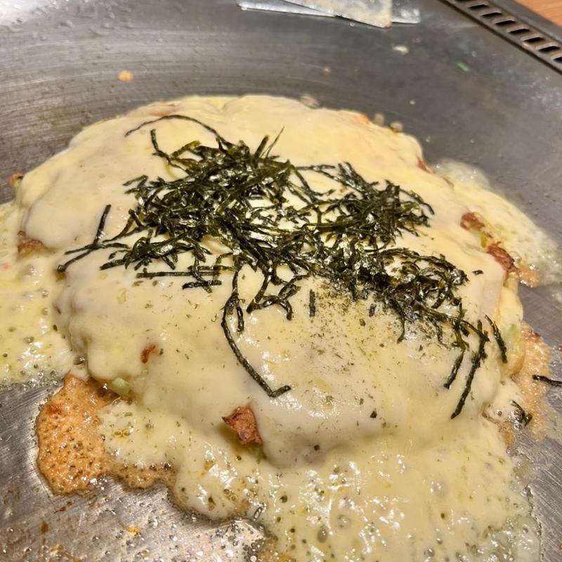 お好み焼き（もちチーズトッピング）(おかる )