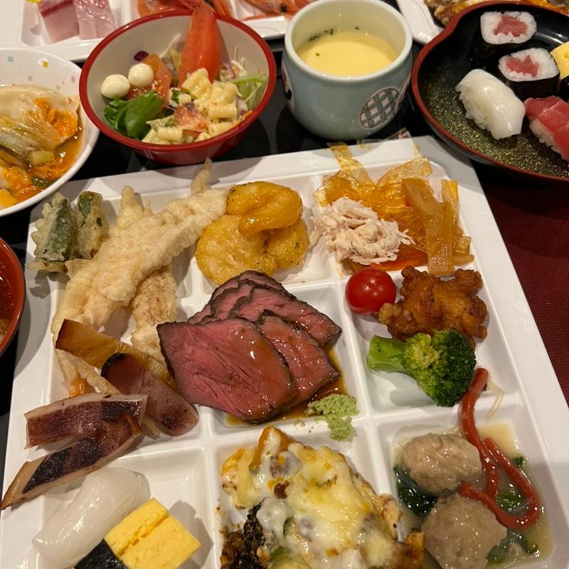 ディナービュッフェ(Hotel & Resorts NAGAHAMA)