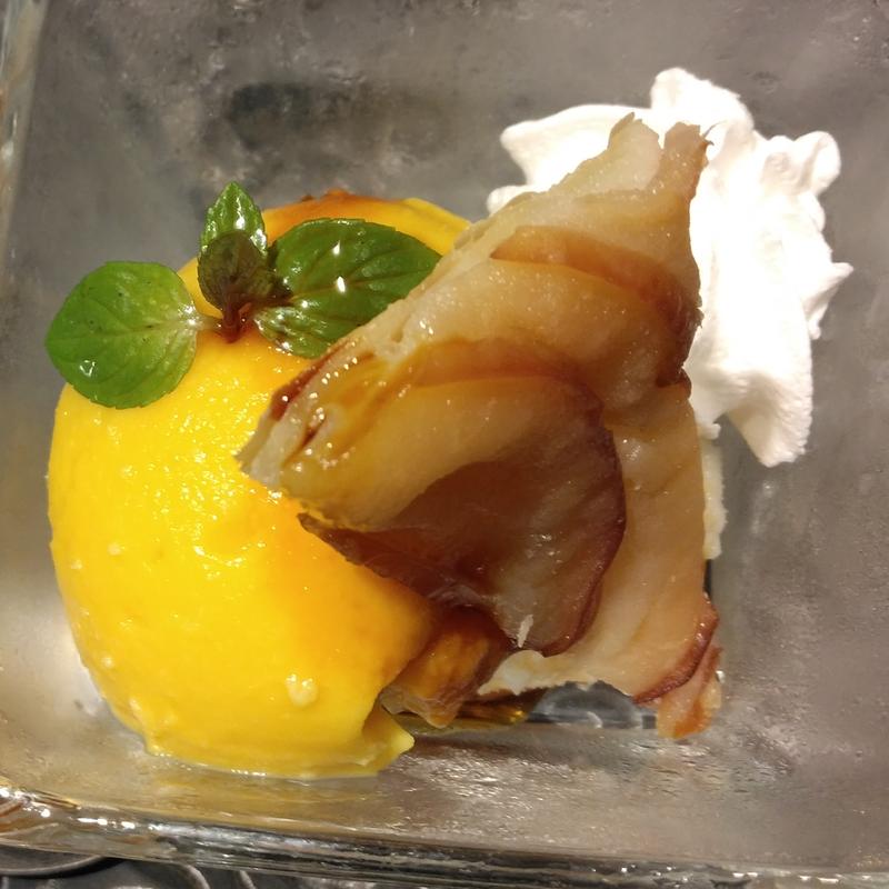 デザート(鉄板焼き 雪月)