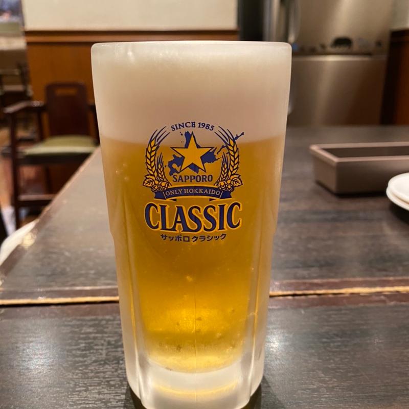 サッポロクラシック生ビール(花畑牧場ラクレット)