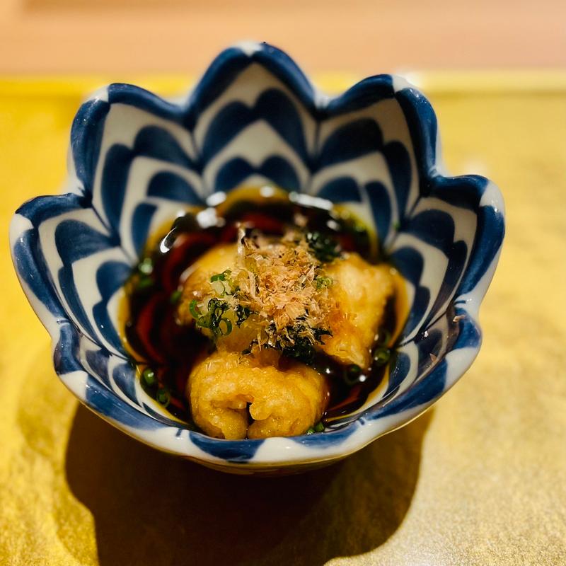 鮨✖️天冨良　昼会席(穴子揚げだし)(池袋　鮨よこ田)