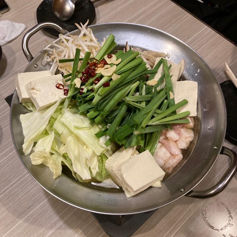 もつ鍋(やきとり山長 永山駅前店)