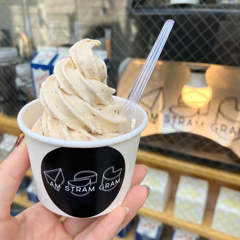 タルト&アイスクリーム　ピーナッツバタークッキークリーム(アムストラムグラム 恵比寿)