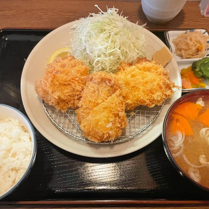 ヒレカツ3個定食(トンカツ洋食酒房フライ)