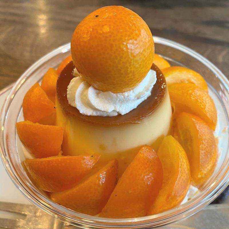 金柑のプリンアラモード(カフェ リゼッタ （Cafe Lisette）)
