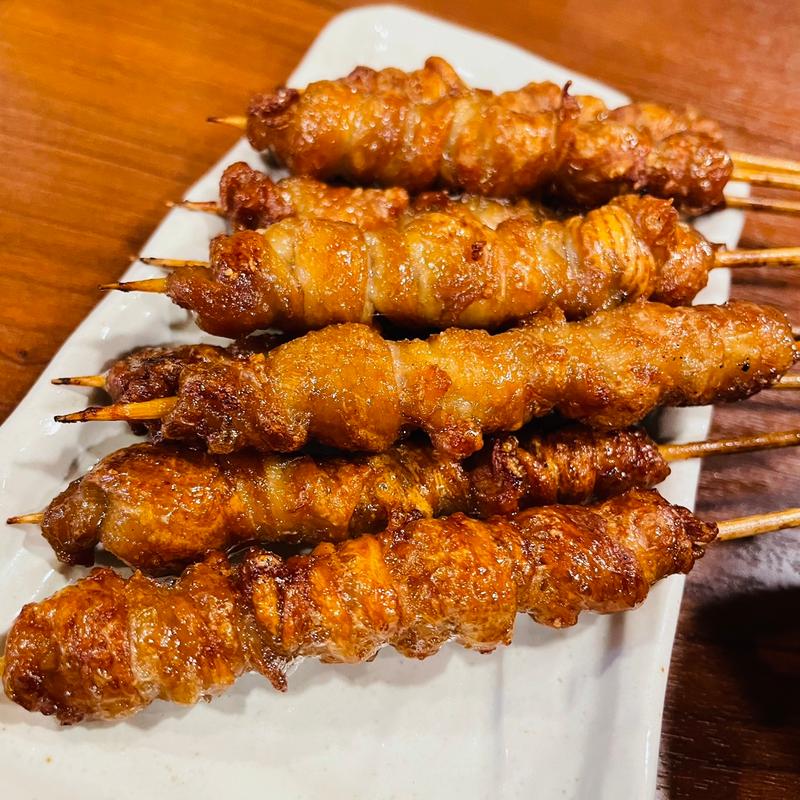 鳥皮焼き(博多かわ屋 上野広小路店)