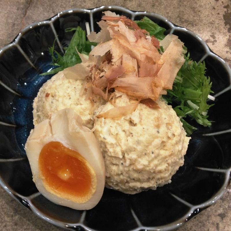 大人の天ポテトサラダ(天ぷら酒場 ててて天)