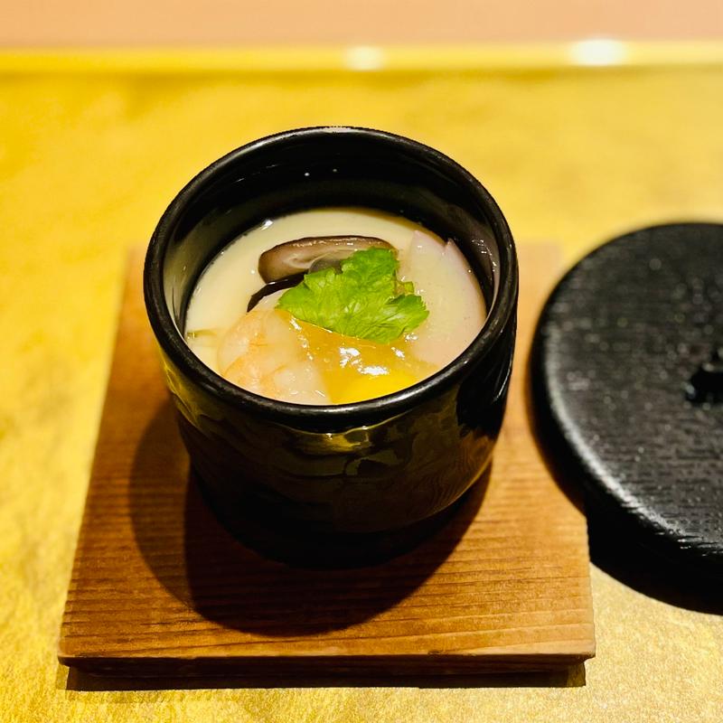 鮨✖️天冨良　昼会席(茶碗蒸し)(池袋　鮨よこ田)