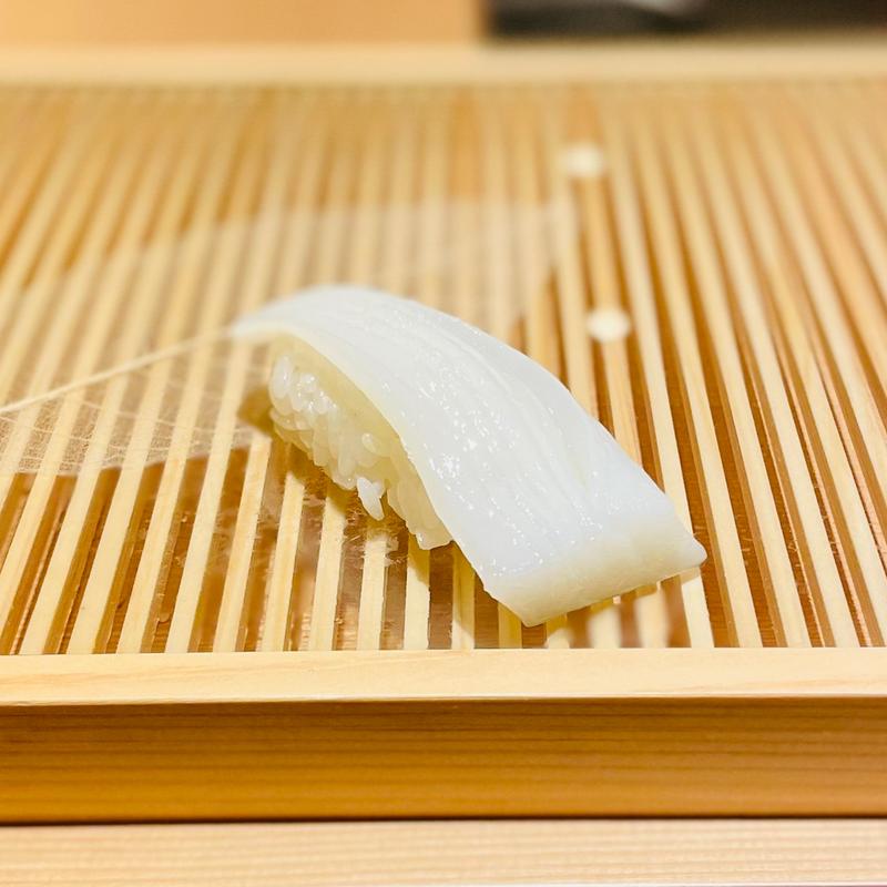 鮨✖️天冨良　昼会席(いか)(池袋　鮨よこ田)