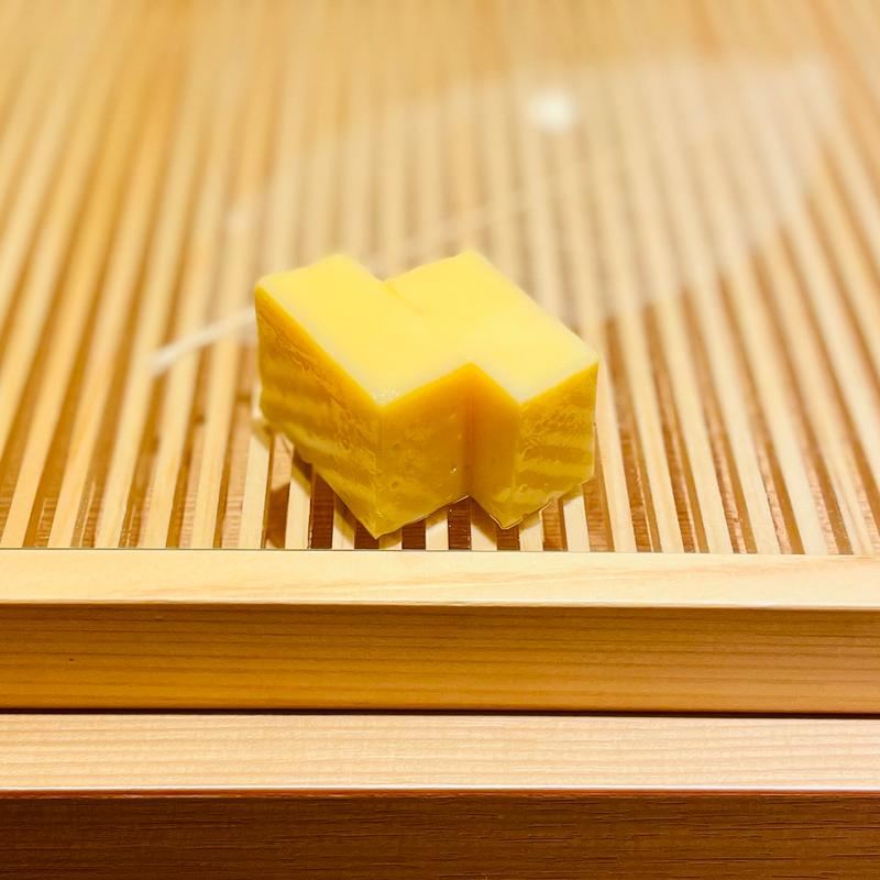 鮨✖️天冨良　昼会席(たまご)(池袋　鮨よこ田)