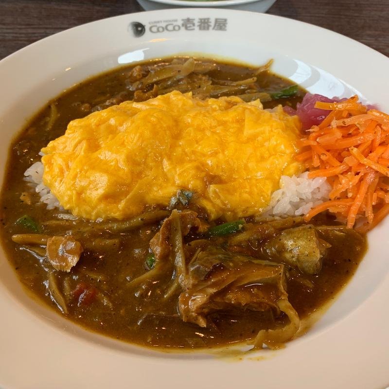 サバとゴボウのスパイスカレー(スクランブルエッグ)(CoCo壱番屋 静岡平和店 （ココイチバンヤ）)