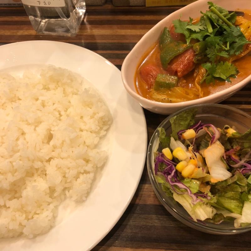 大地の恵みの野菜カリー(Yamitukiカリー 飯田橋店)