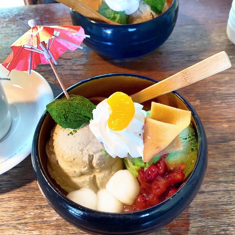 天龍寺パフェ(eX cafe（イクスカフェ）京都嵐山本店)