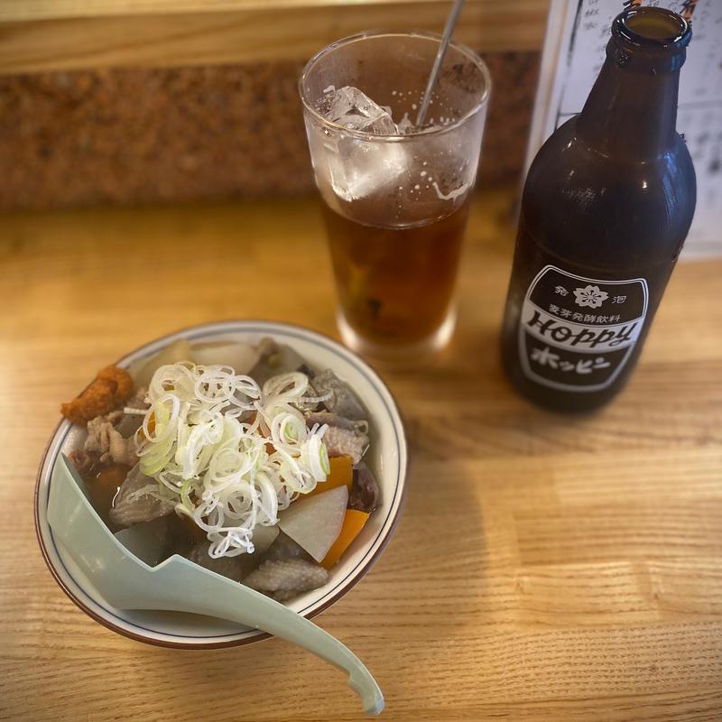 鶏塩モツ煮込(鳩乃湯（はとのゆ）)