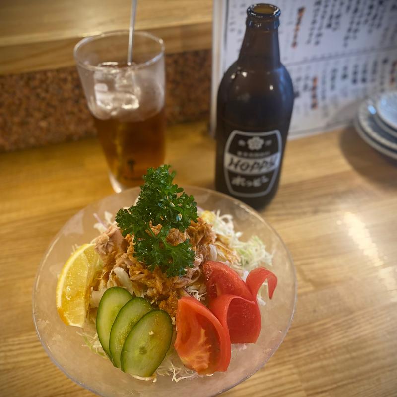 生野菜サラダ(鳩乃湯（はとのゆ）)