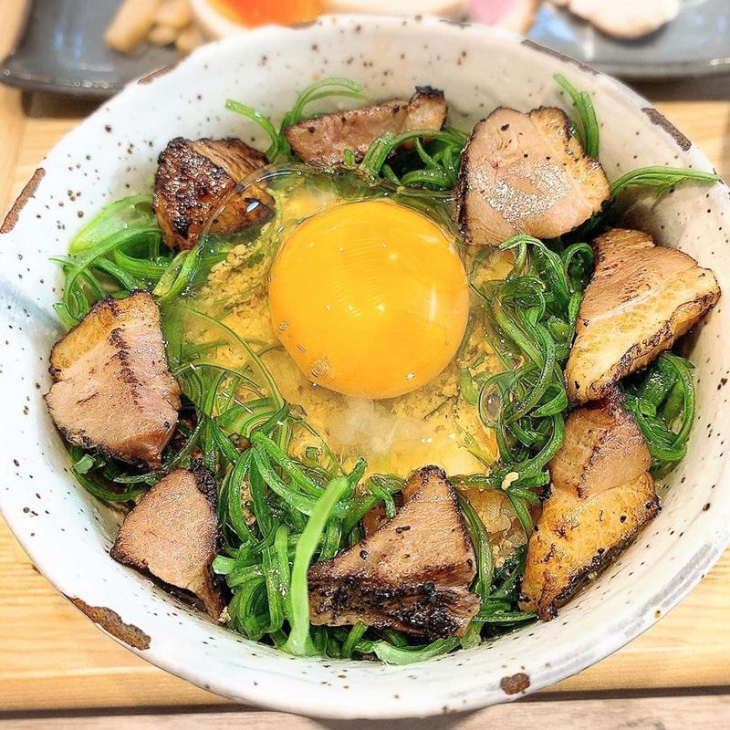 鴨TKG(えびそば 緋彩)